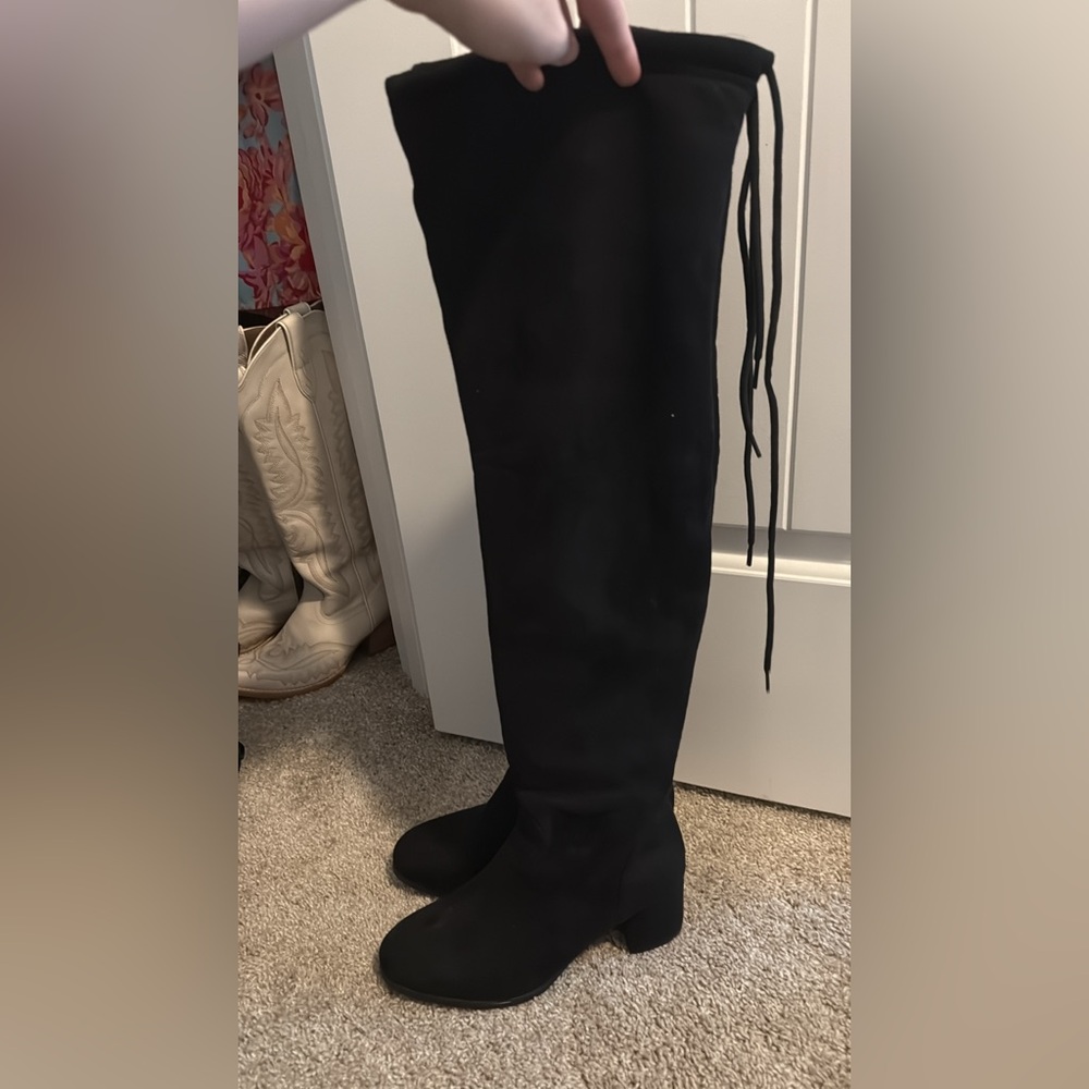 Black Over-the-Knee Boots